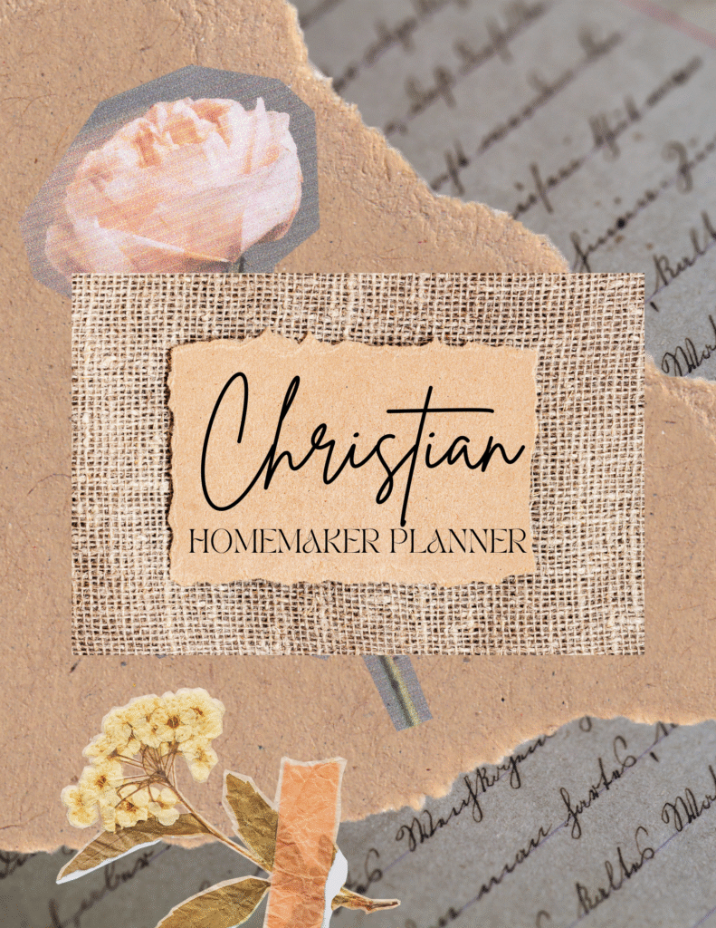 Christian Homemaker Planner